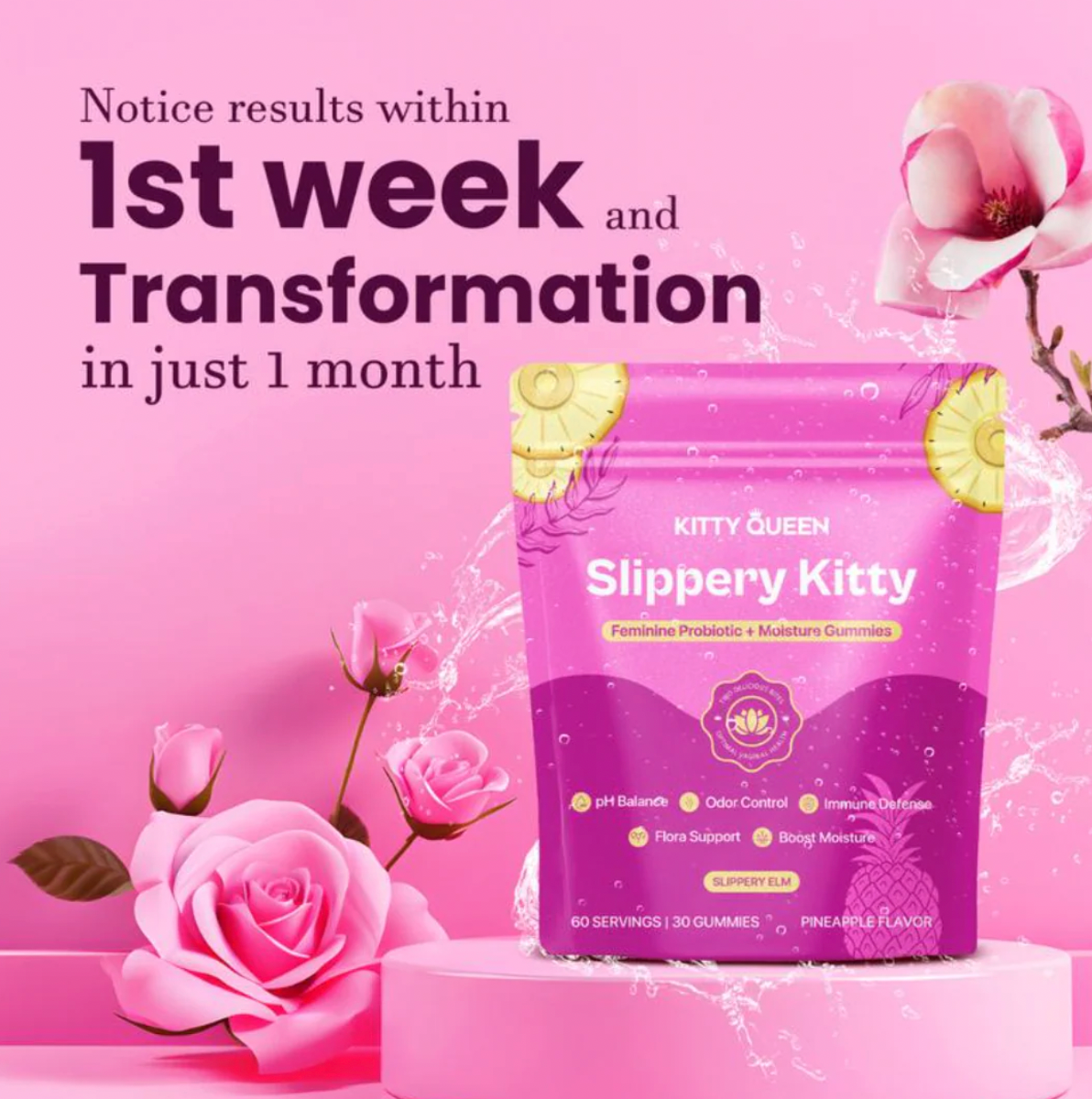 Feminine Probiotic + Moisture Gummies