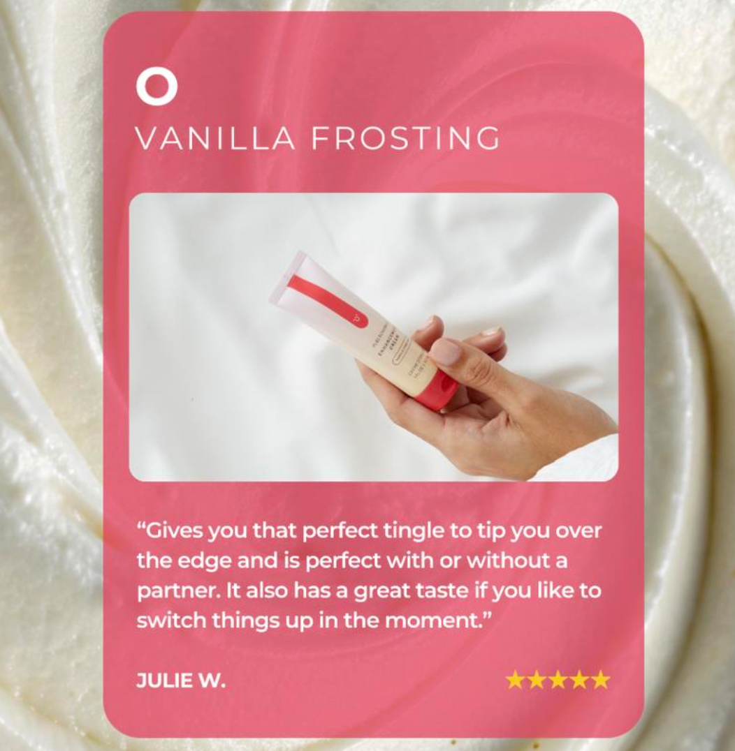 Vanilla Frosting Enhancement Cream