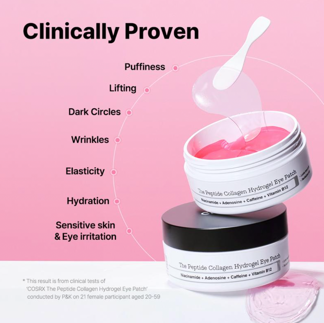 New Generation Peptide Collagen Hydrogel Eye Patch (60 patches)