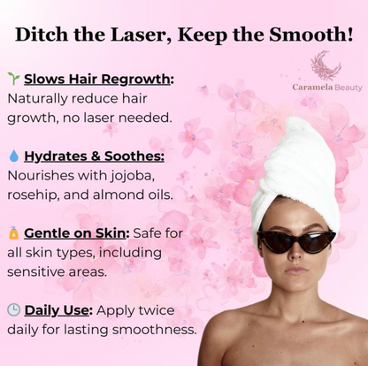 Oil for Natural Permanent Hair Reduction