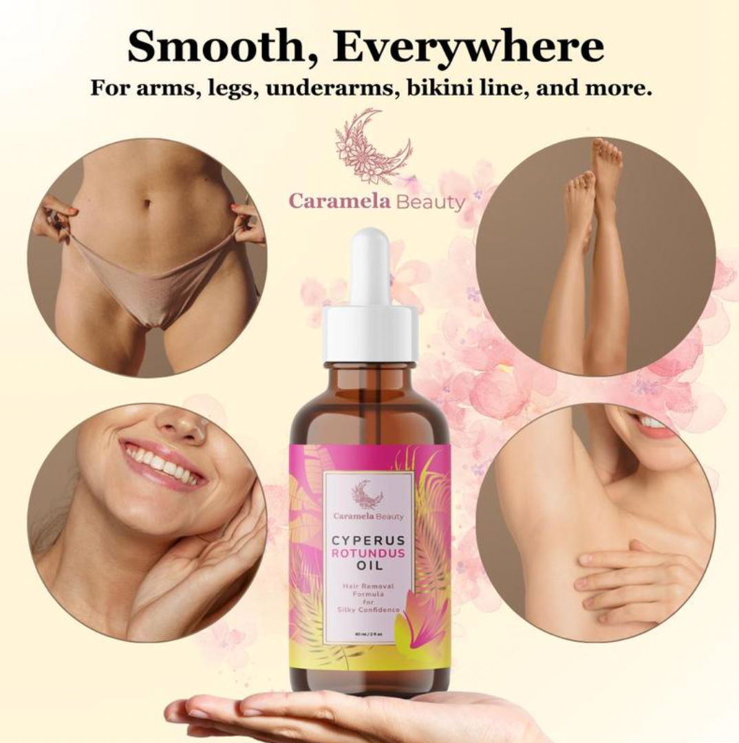 Oil for Natural Permanent Hair Reduction