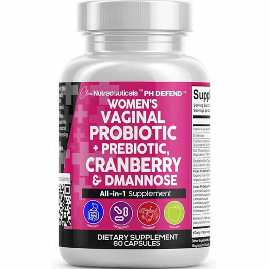 PH Defend Probiotics for Women Balance with Prebiotics Cranberry