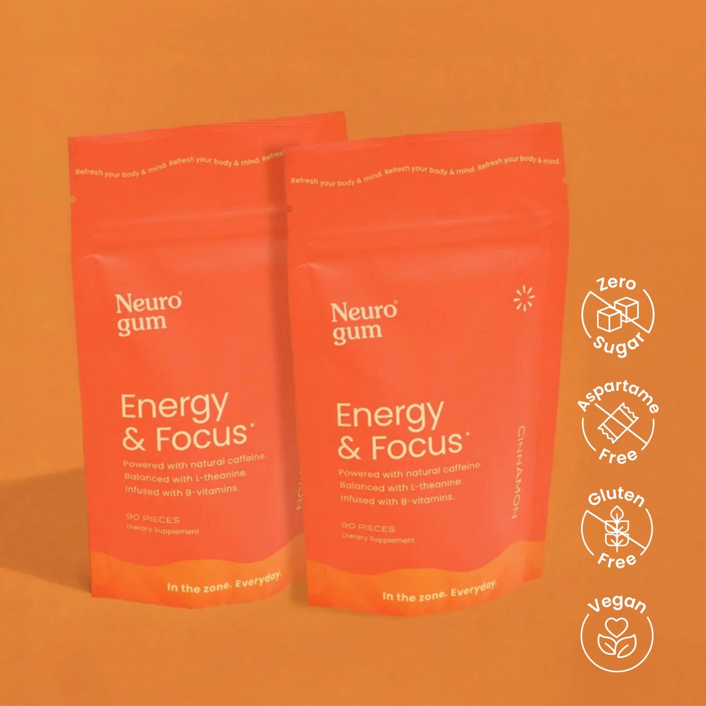NeuroGum - Energy & Focus - 30 pieces
