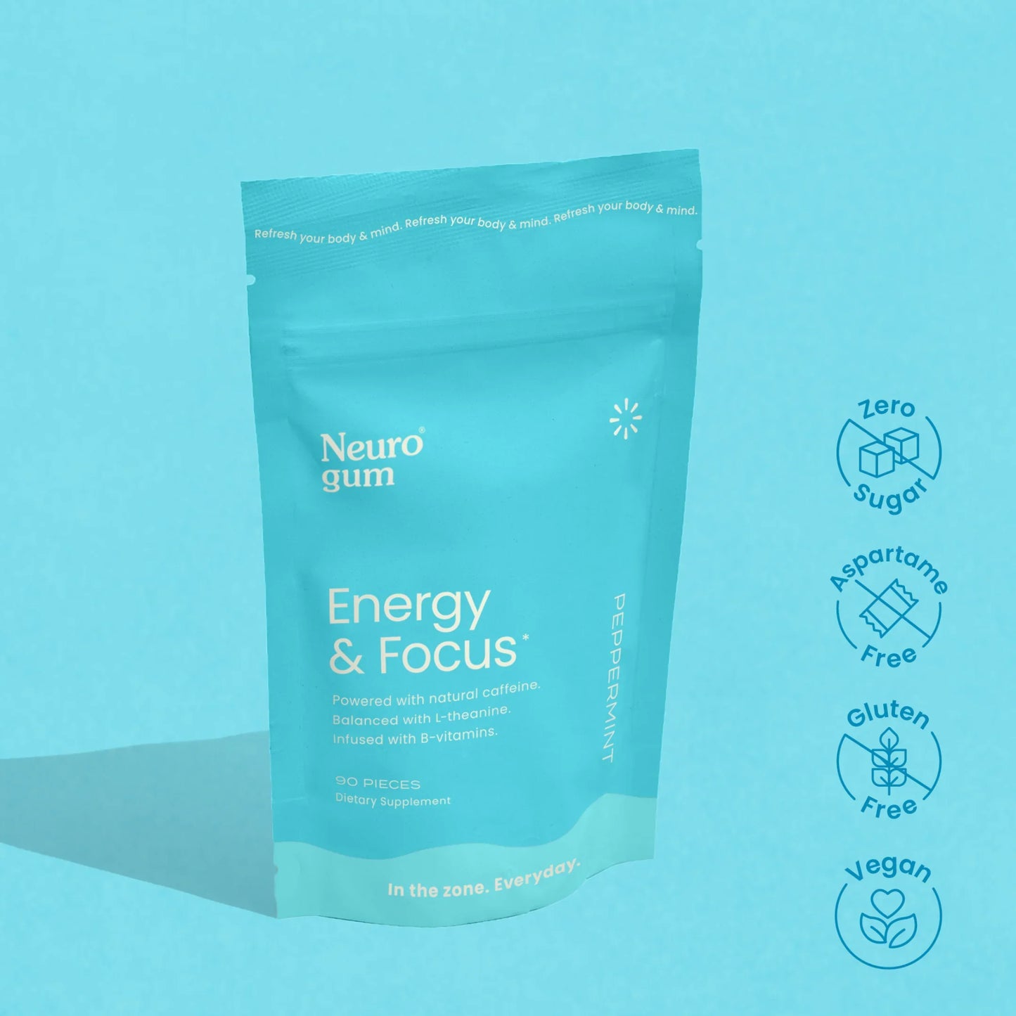 NeuroGum - Energy & Focus - 30 pieces